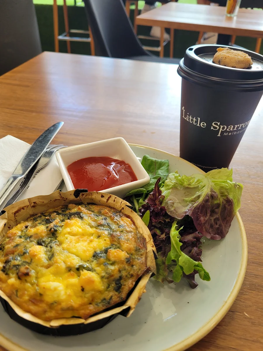 Spinach & Feta Flan