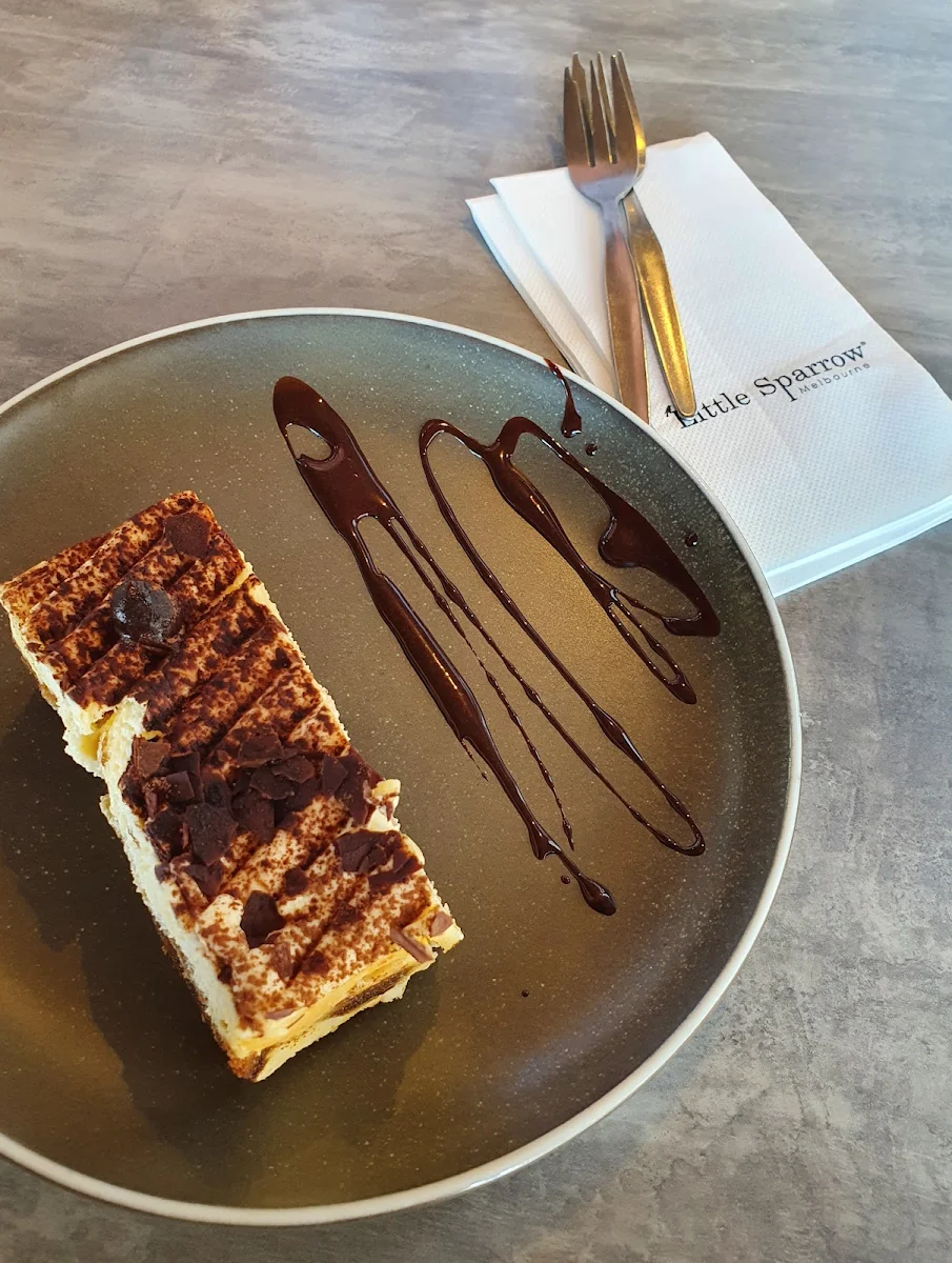 Tiramisu Slice of Cake