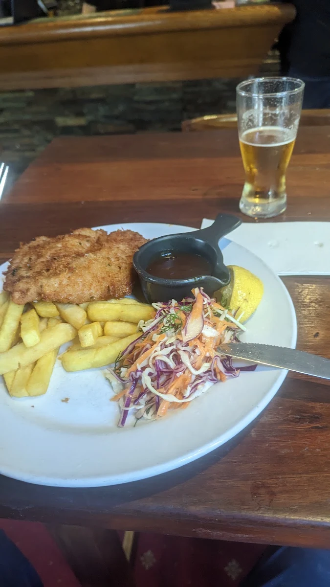 Veal Schnitzel, Rising Sun Hotel South Melbourne