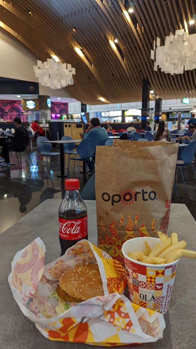 Veggie Burger, Oporto Rhodes