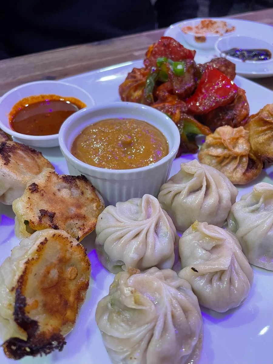 Momo Platter, Lahana Restaurant and Bar