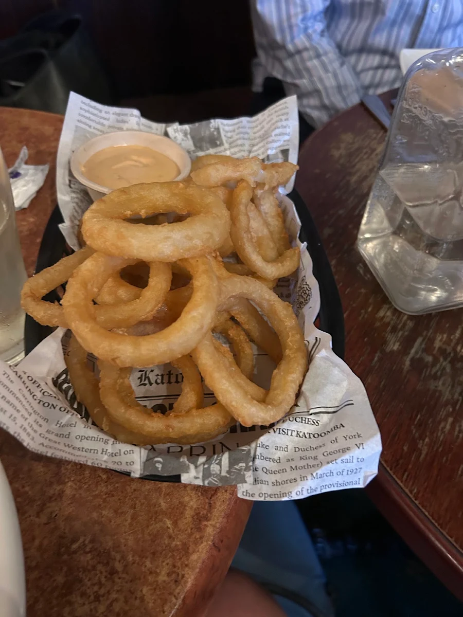 Onion Rings with Chipotle Mayo