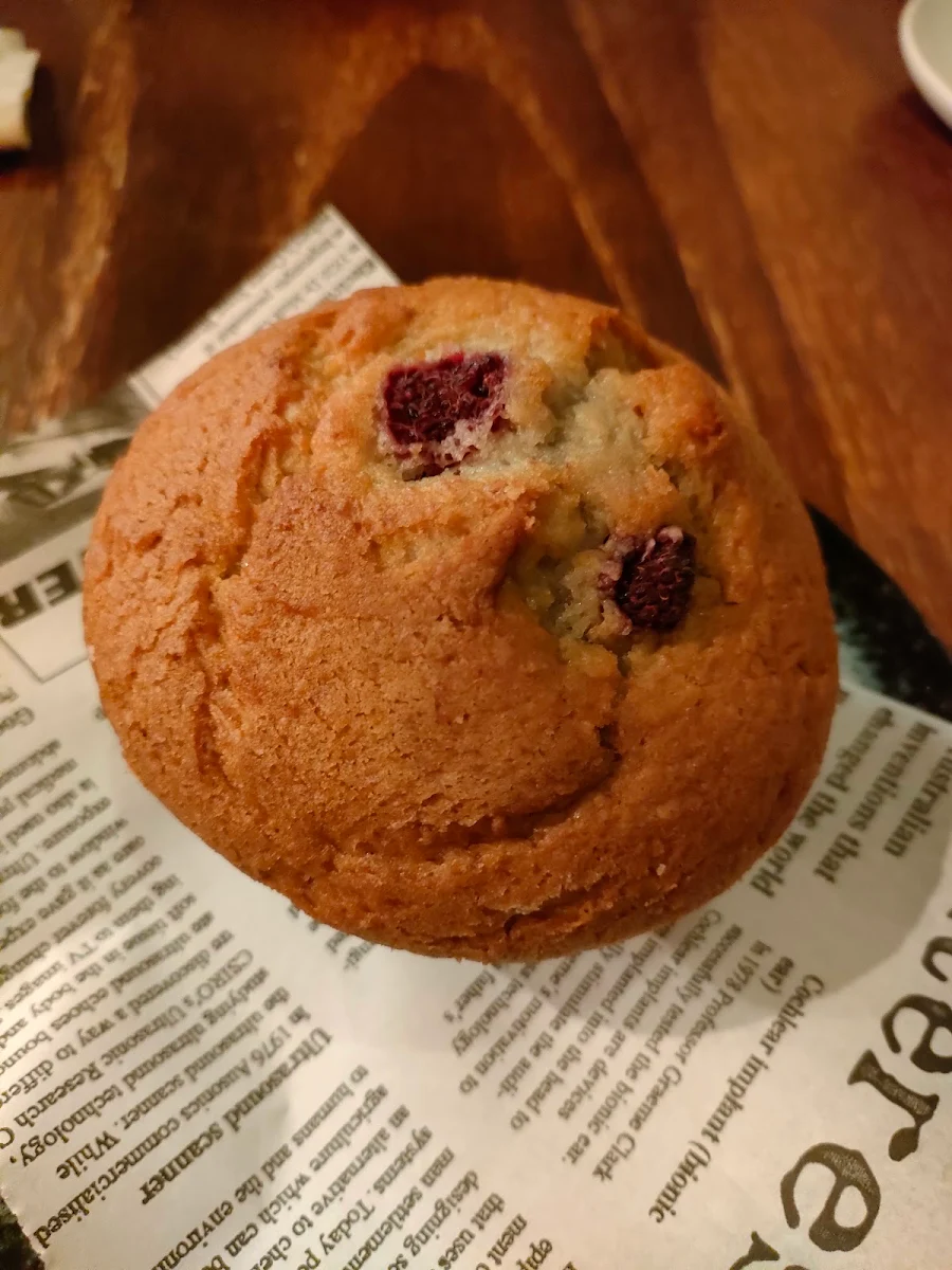 Raspberry Muffin, Cafe Once Upon a Time Normanhurst