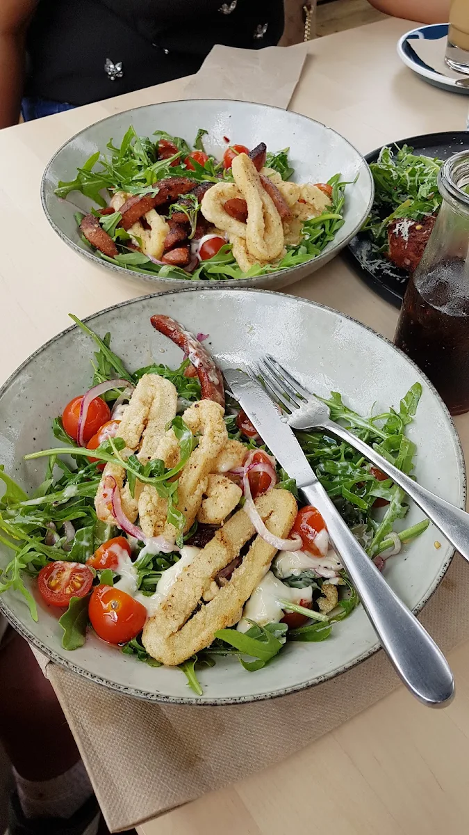 Chorizo & Calamari Salad
