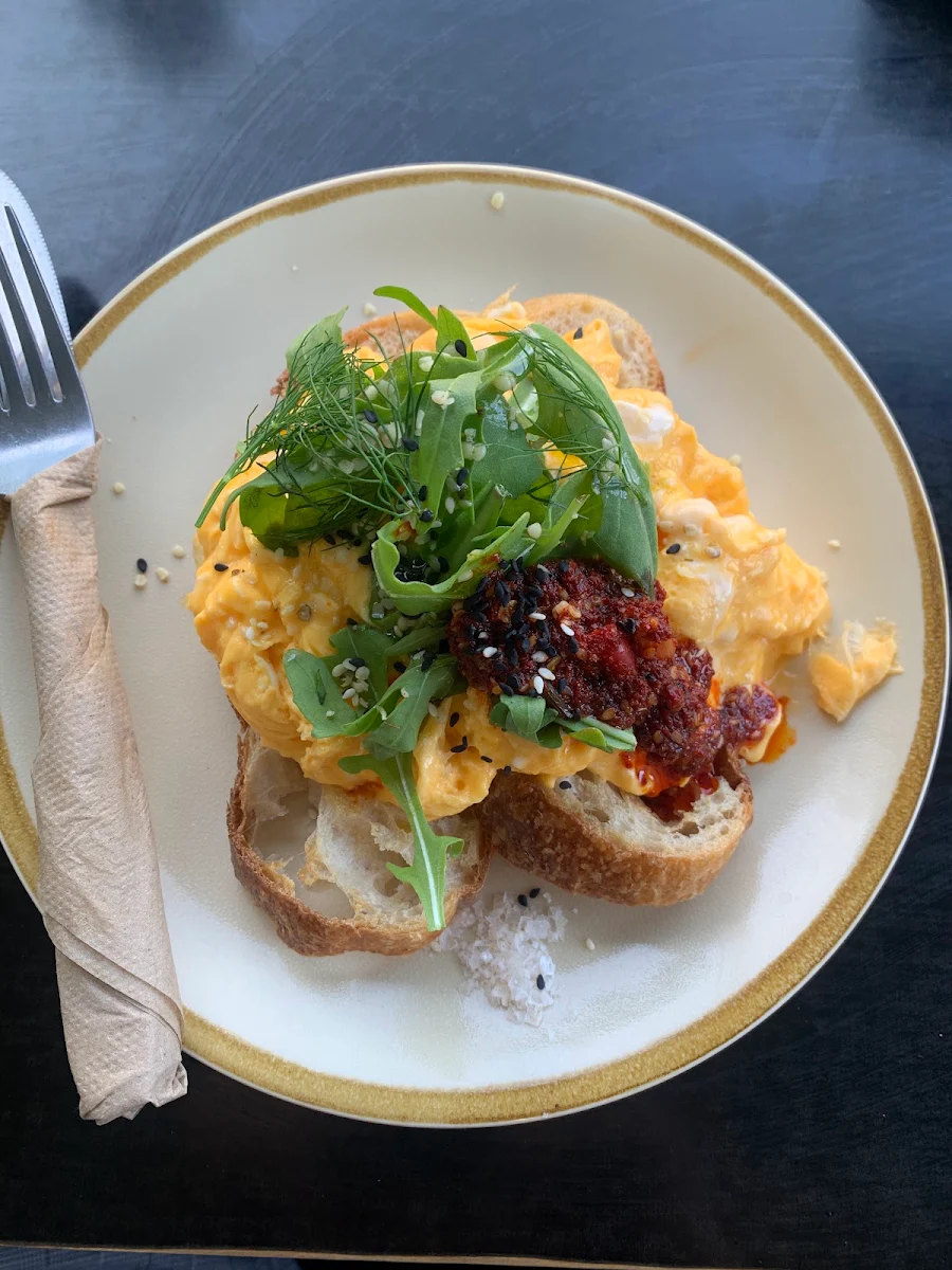 Scrambled Eggs with Chilli Paste, The Pocket Mayfield