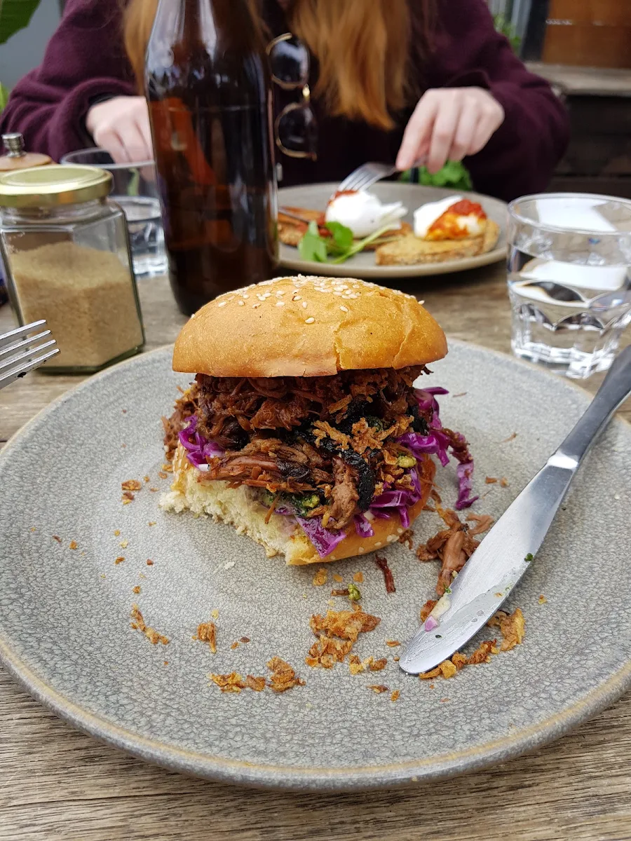 Braised Lamb Burger