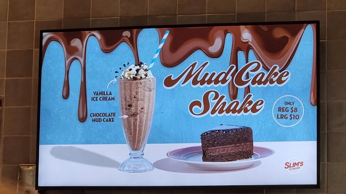Mud Cake Shakes, Slim's Quality Burger