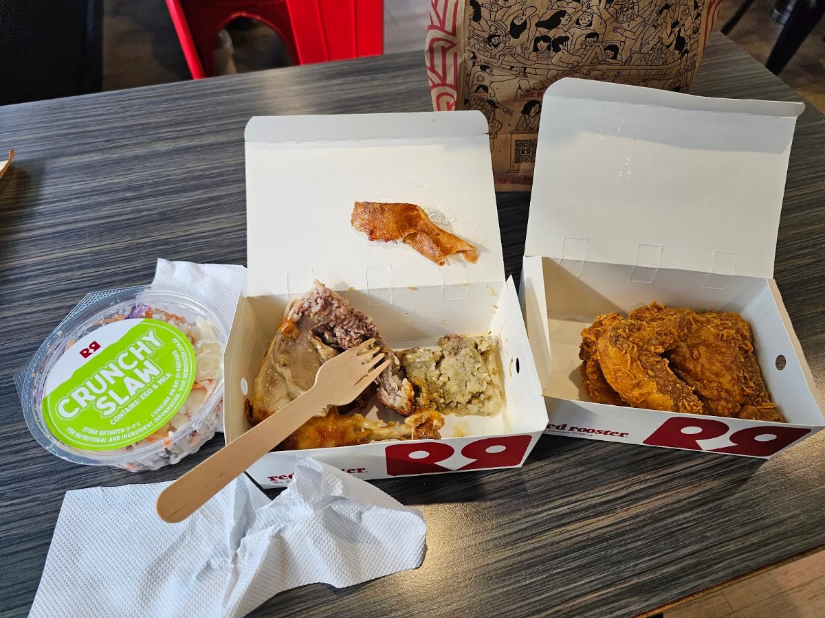 Coleslaw Quarter Roast Chicken Fried Chicken