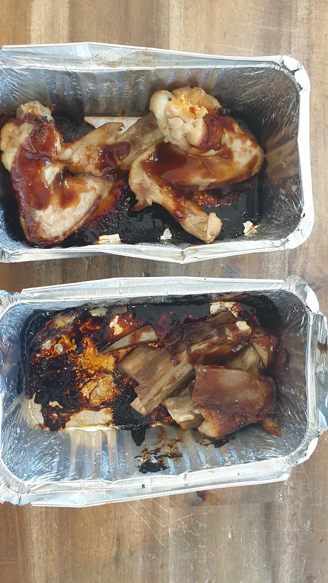 Chicken Wings and Lamb Ribs