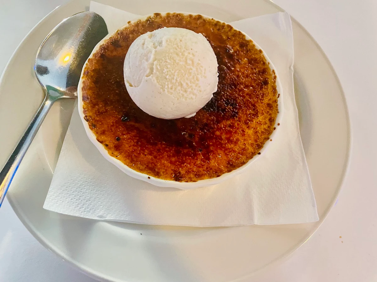 Crème Brûlée, Bistro de Paris North Melbourne
