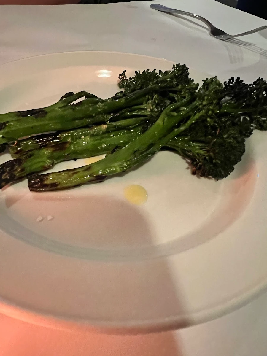Grilled Broccolini, Bistro de Paris North Melbourne
