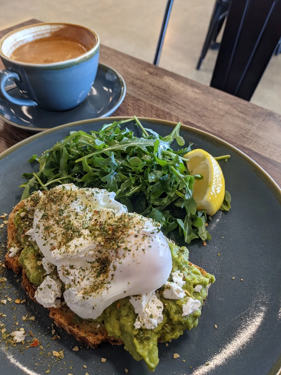 Avo Smash with Added Poached Eggs