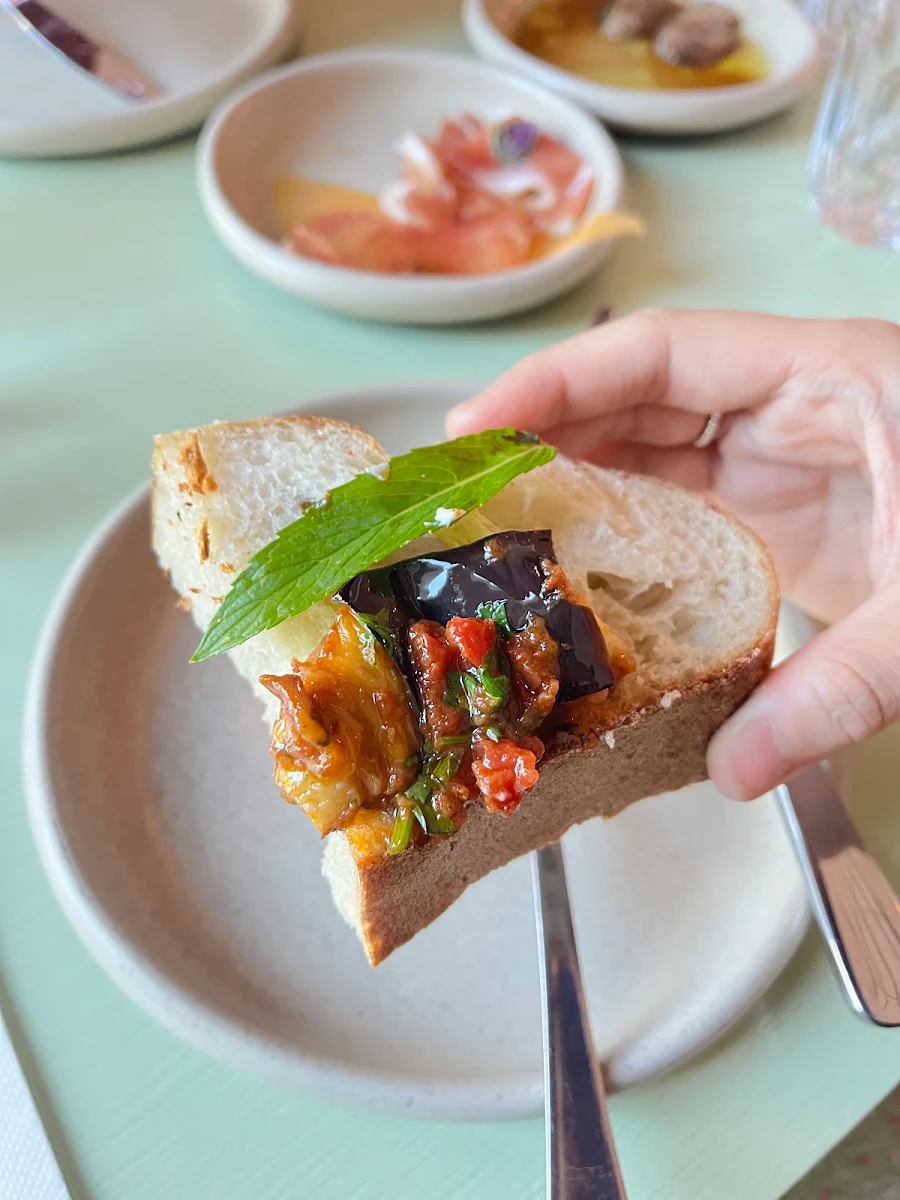 Eggplant, Café Loulou
