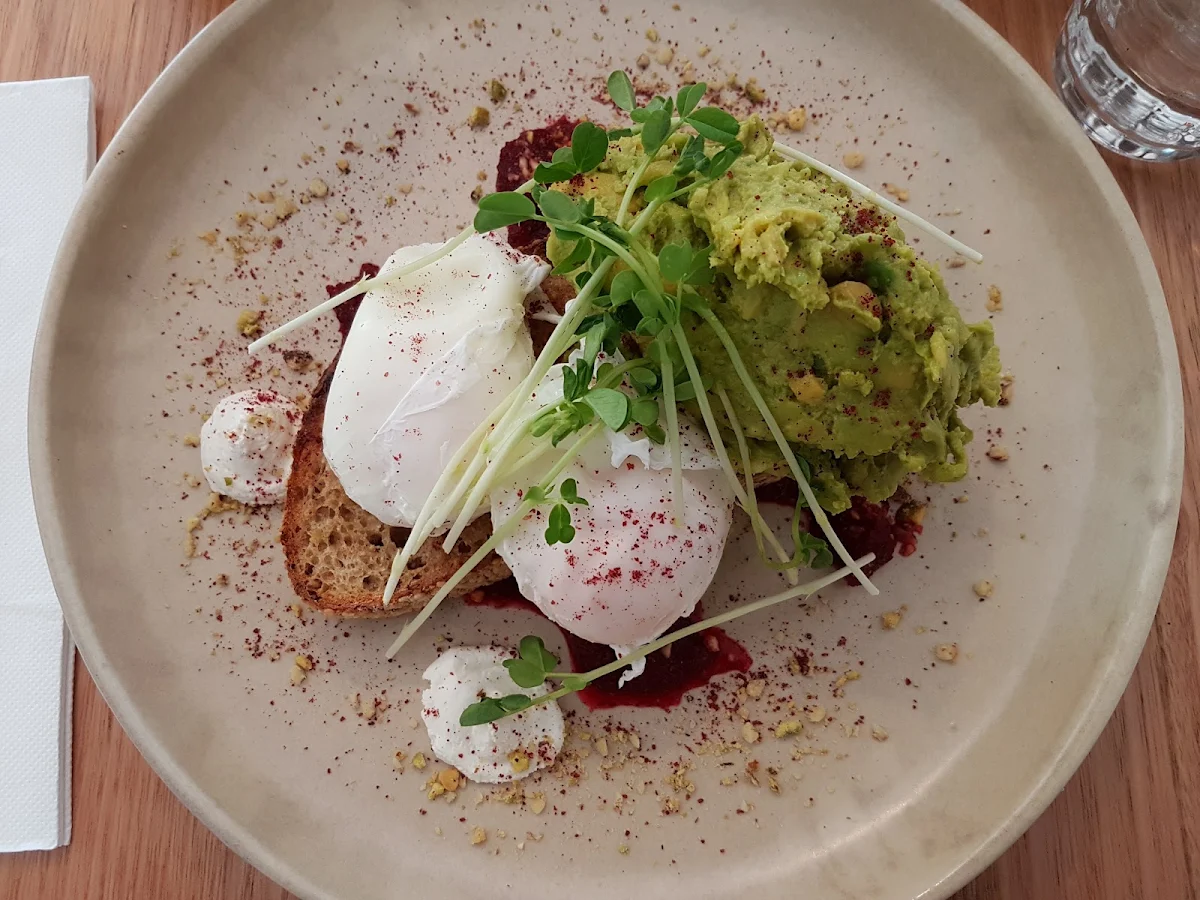Smashed Avocado and Poached Eggs