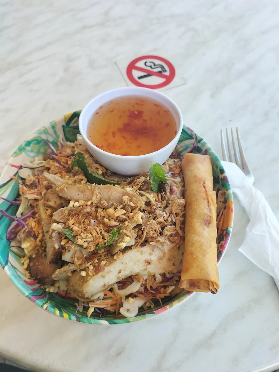 Lemongrass Chicken Goi Cabbage Salad