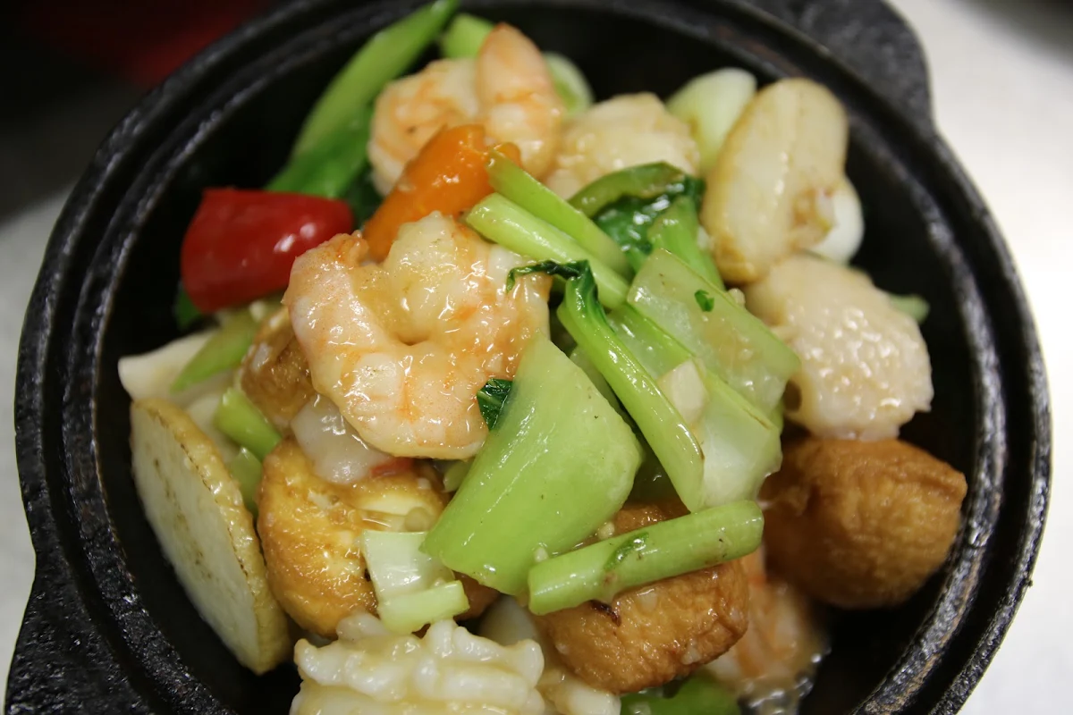 Seafood Tofu Clay Pot