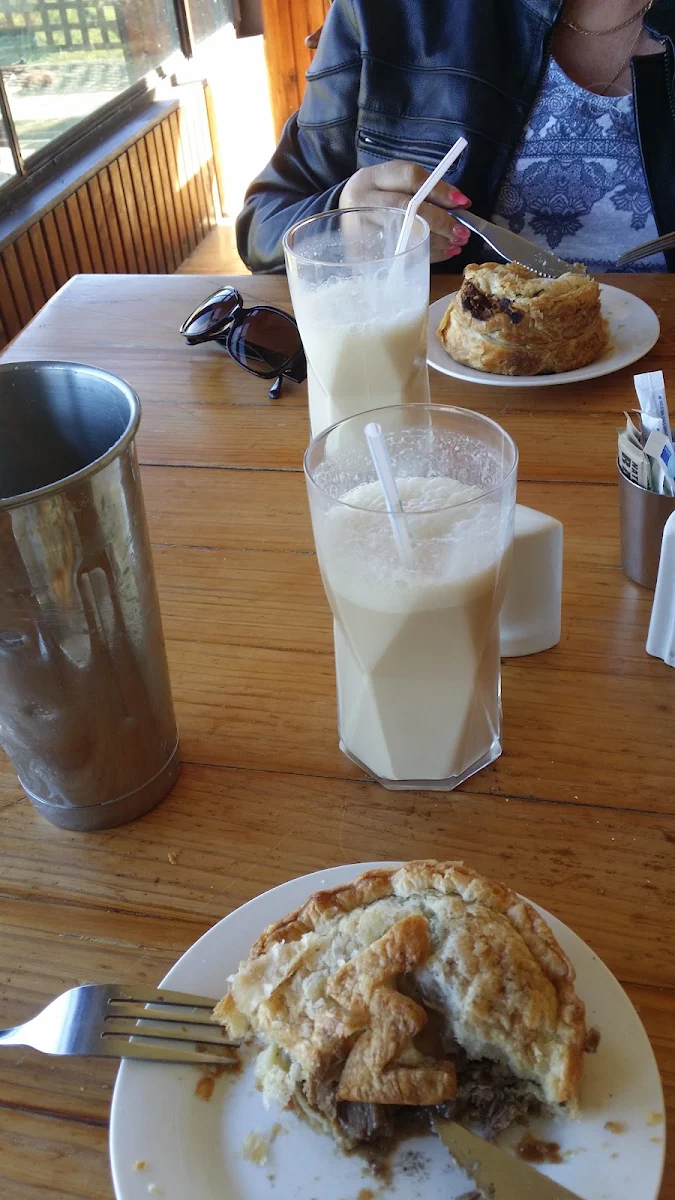 Meat Pie and Milkshake