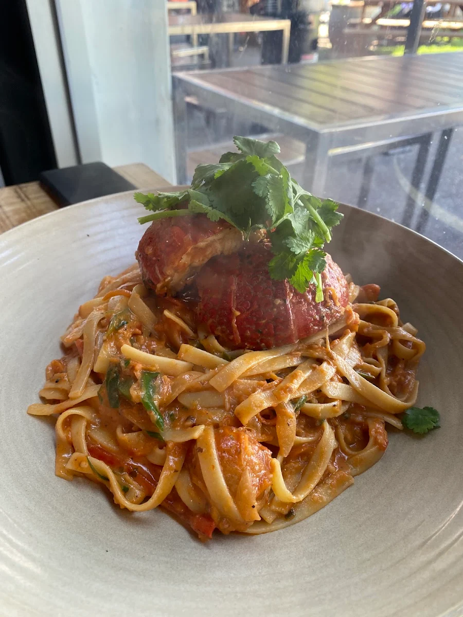 Lobster Pasta, Mr Brooks Stonegrill & Bar