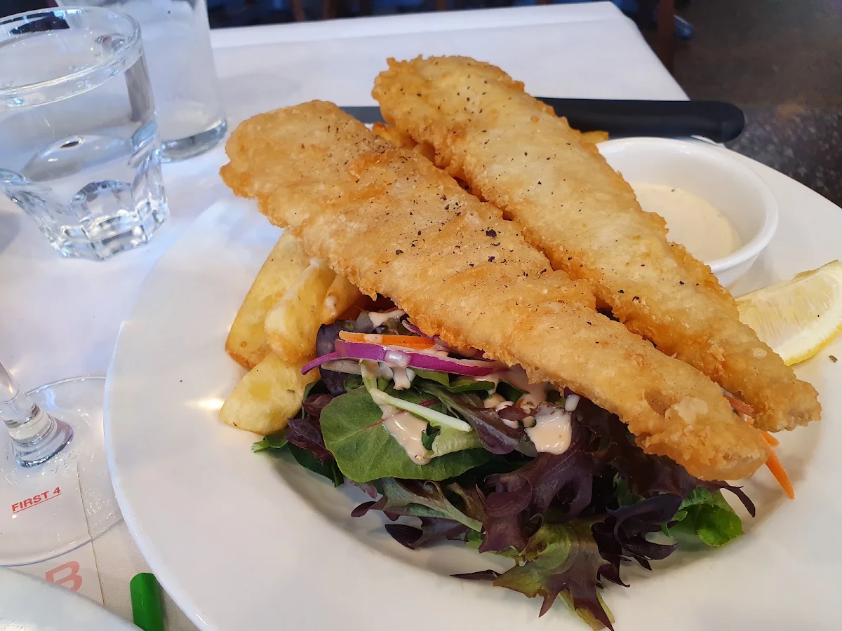 Seniors Battered Fish & Chips, Indooroopilly Hotel