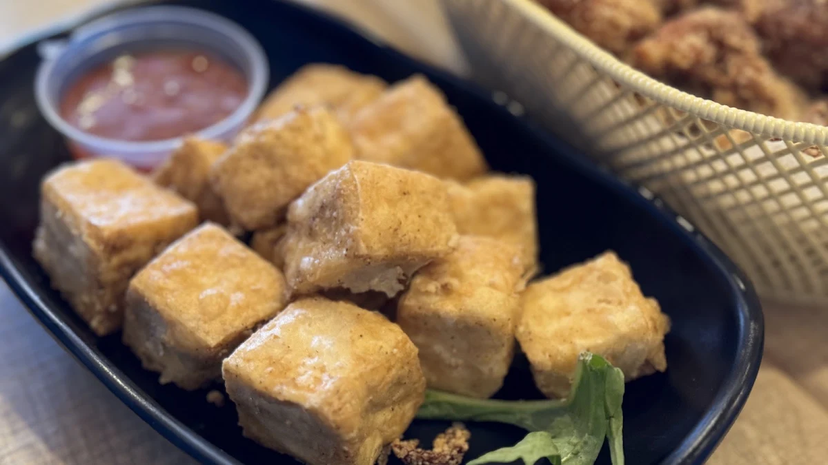 Deep Fried Tofu, Blossomy Cafe