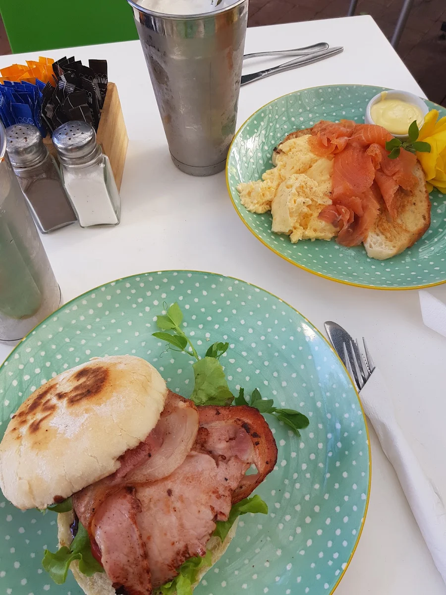blt & Scrambled Egg with Smoked Salmon