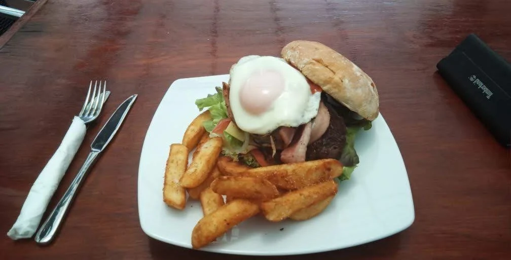 Burger and Fries