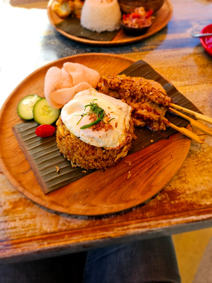 Nasi Goreng & Chicken Sate Ayam