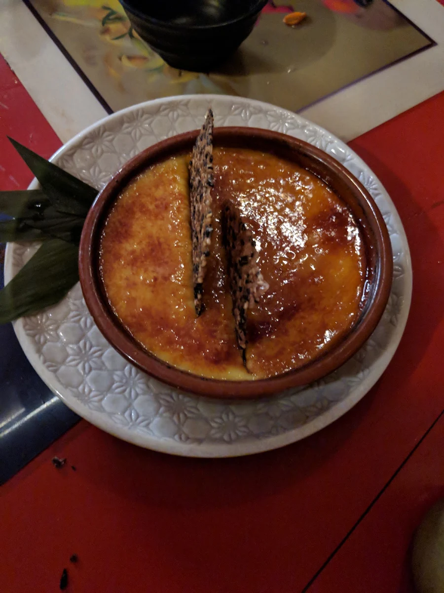 Ginger Creme Brulee, Lucy Liu Kitchen and Bar