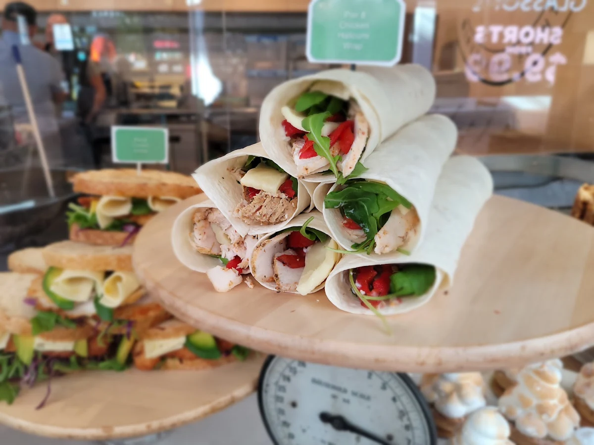 Chicken Wrap, Pier 8 Cafe
