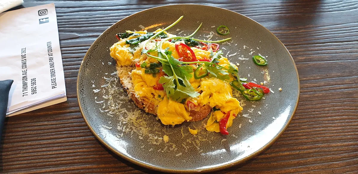 Chilli Scrambled, Cafe Lugano