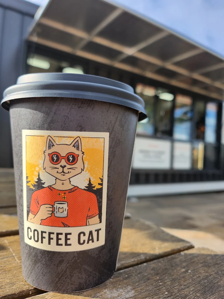 Flat White Coffee, Coffee Cat