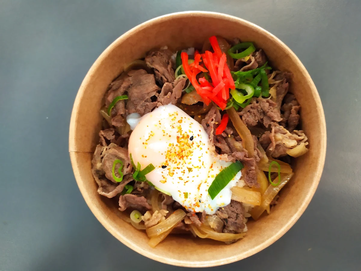 Beef Rice Bowl with Onsen Egg