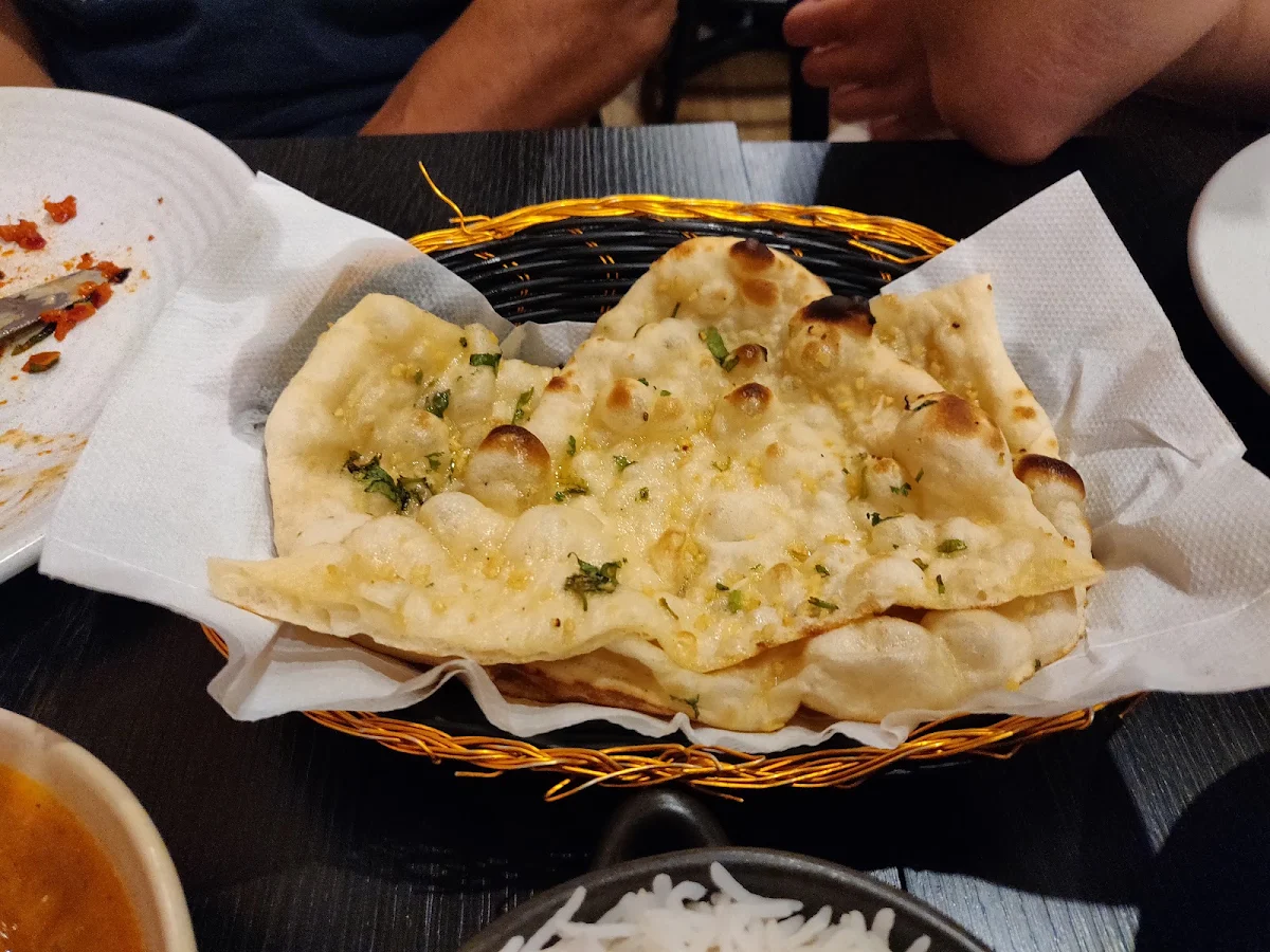 Garlic Naan Butter Naan and Plain Naan