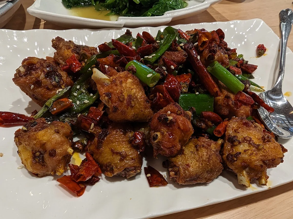 Pork Intestines with Szechuan Chilli Sauce