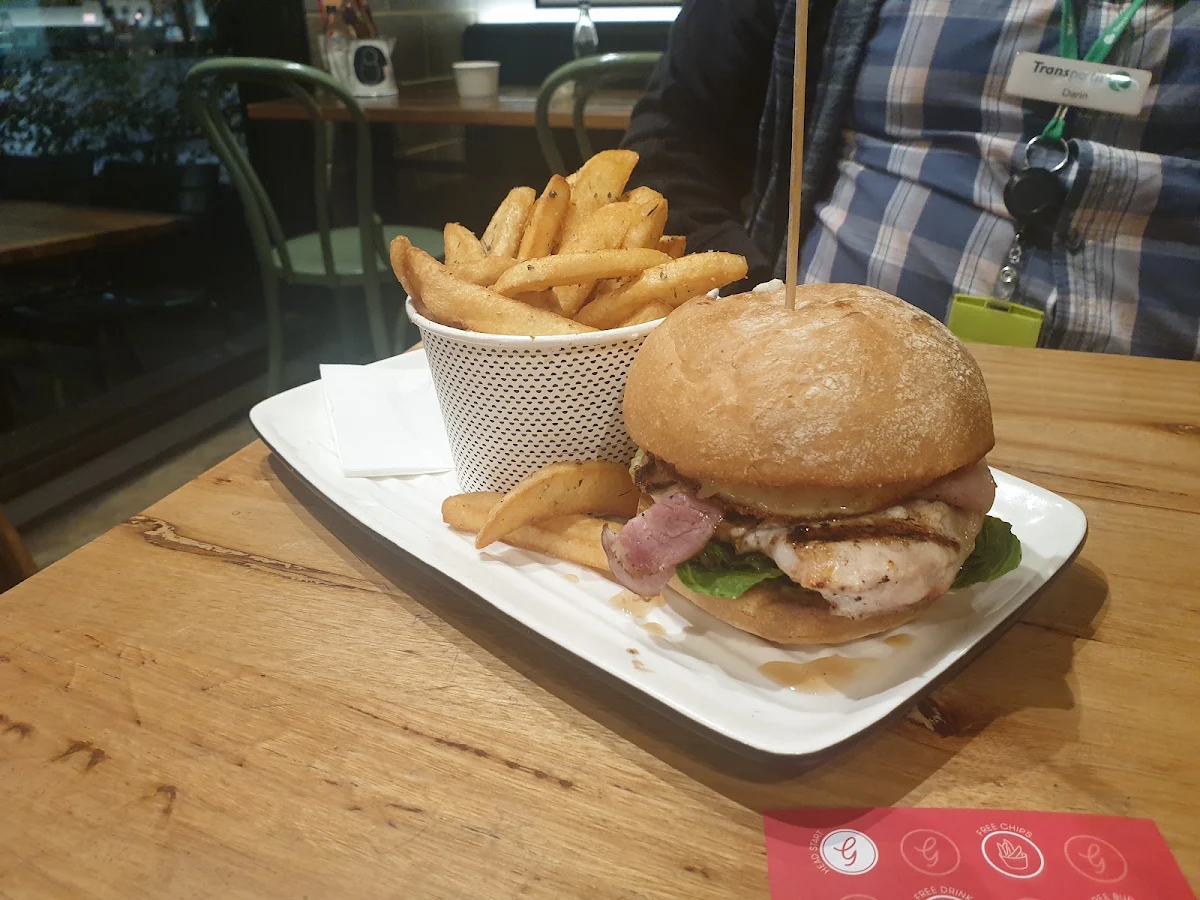 Chicken Burger Meal, Grill'd Burgers - Claremont Quarter