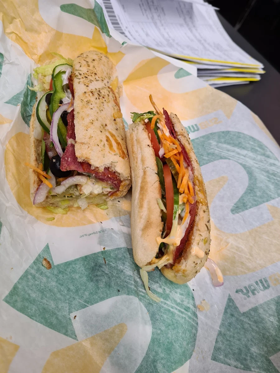 Pizza Sub with All the Salads
