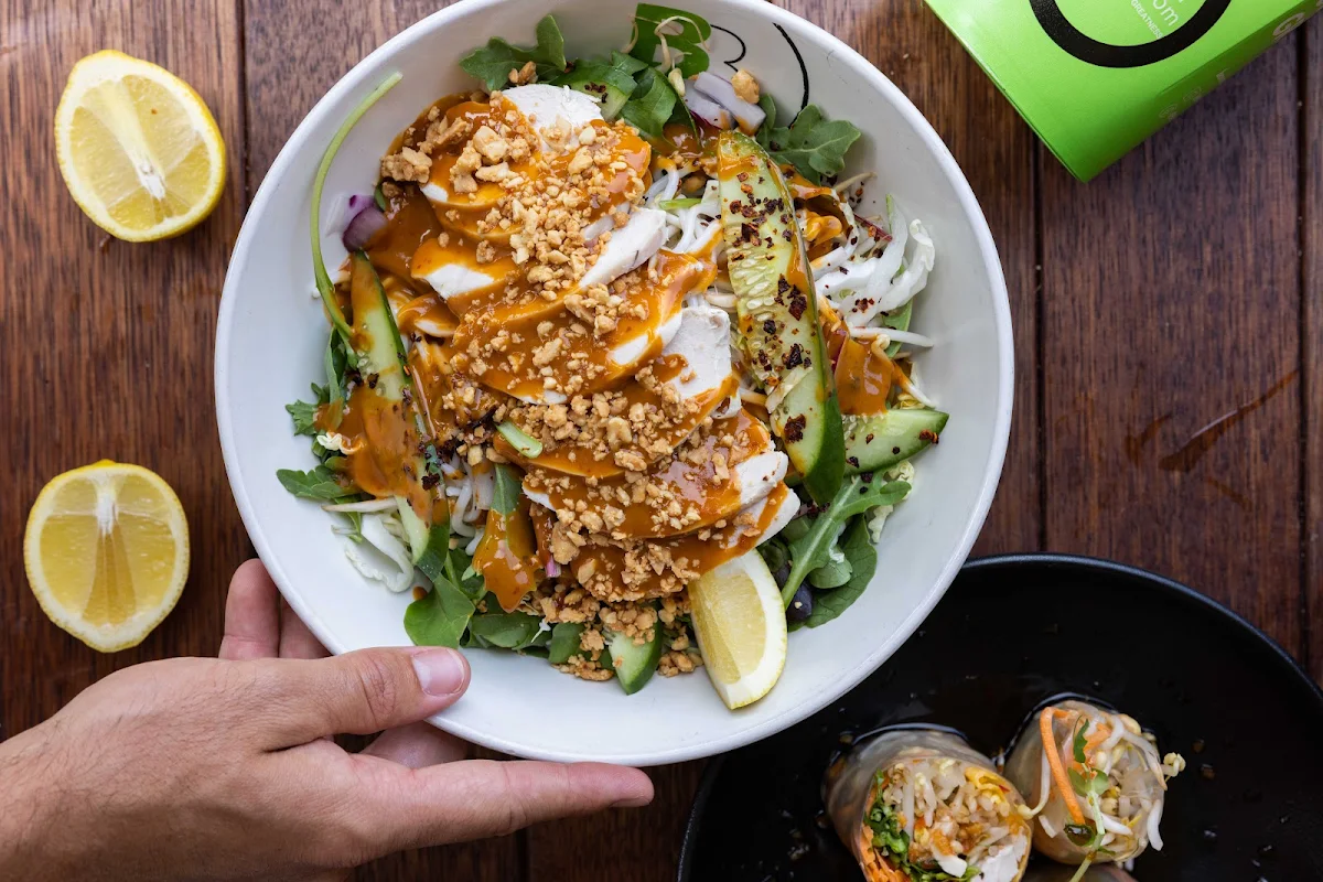 Satay Salad, Banana Blossom Mona Vale