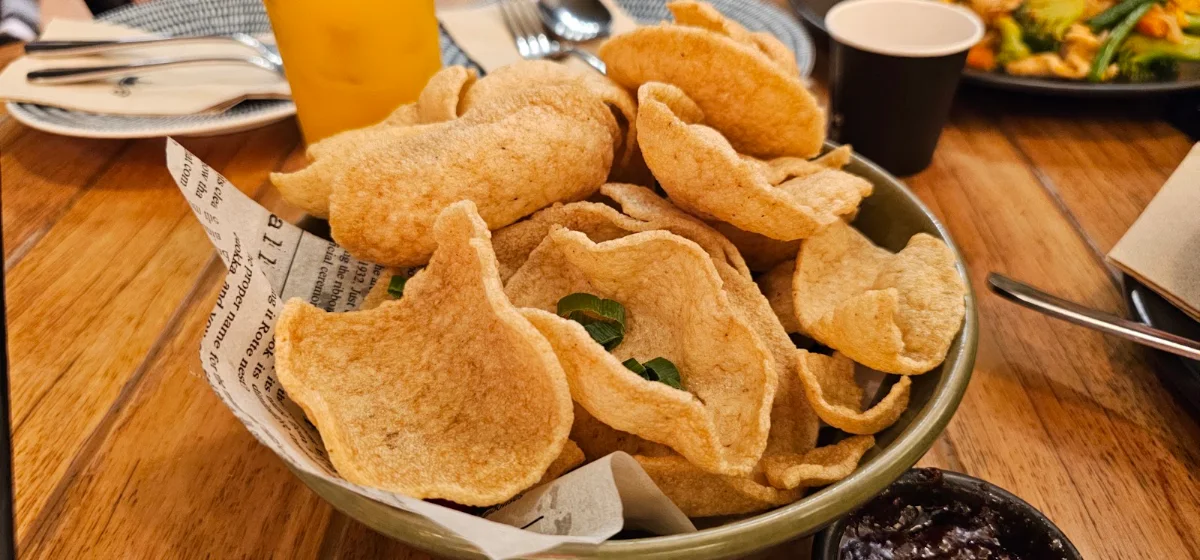 Prawn Crackers, Monkey King Thai - Pennant Hills