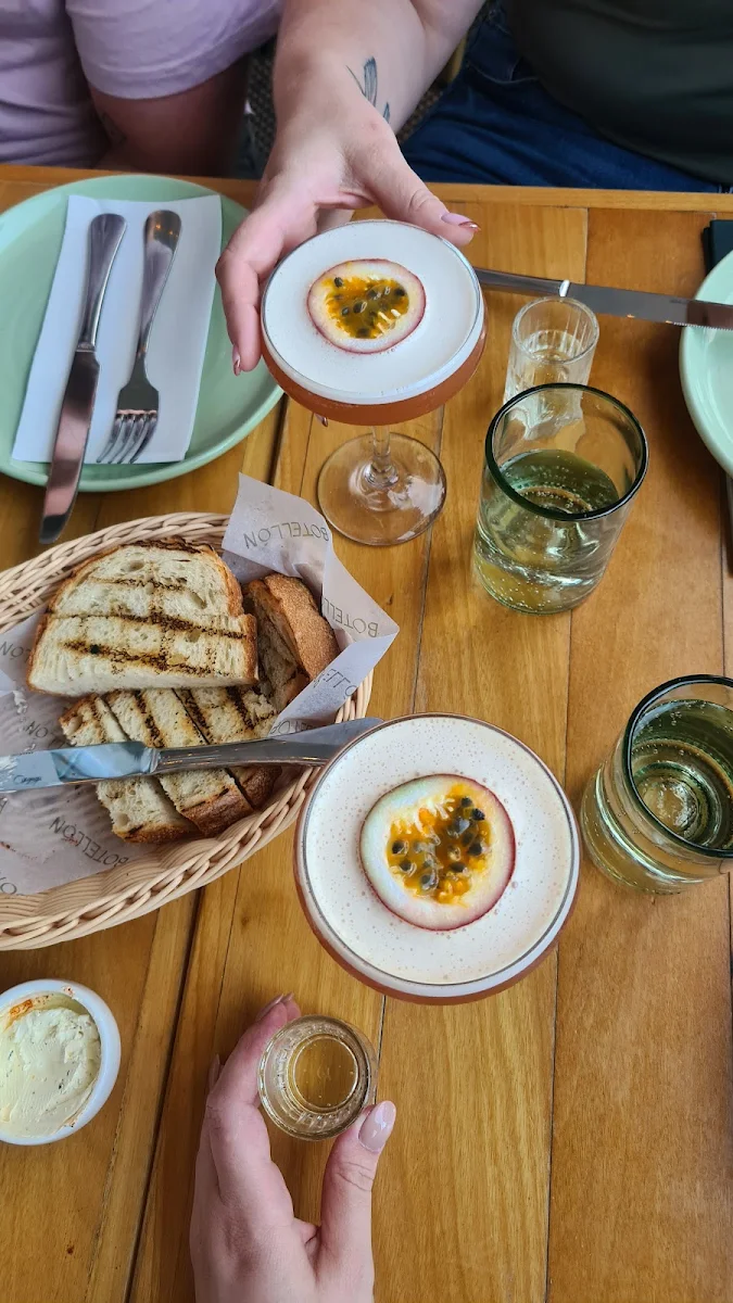Chargrilled Sourdough Bread with Passionfruit Martini