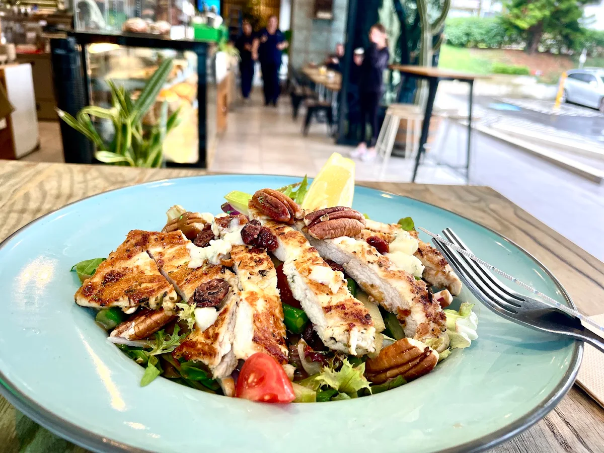 Crumbed Chicken & Avocado Salad