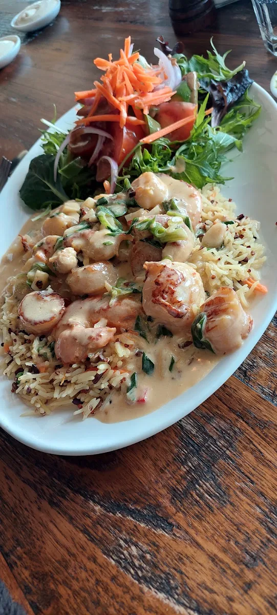 Scallops with Garlic Sauce