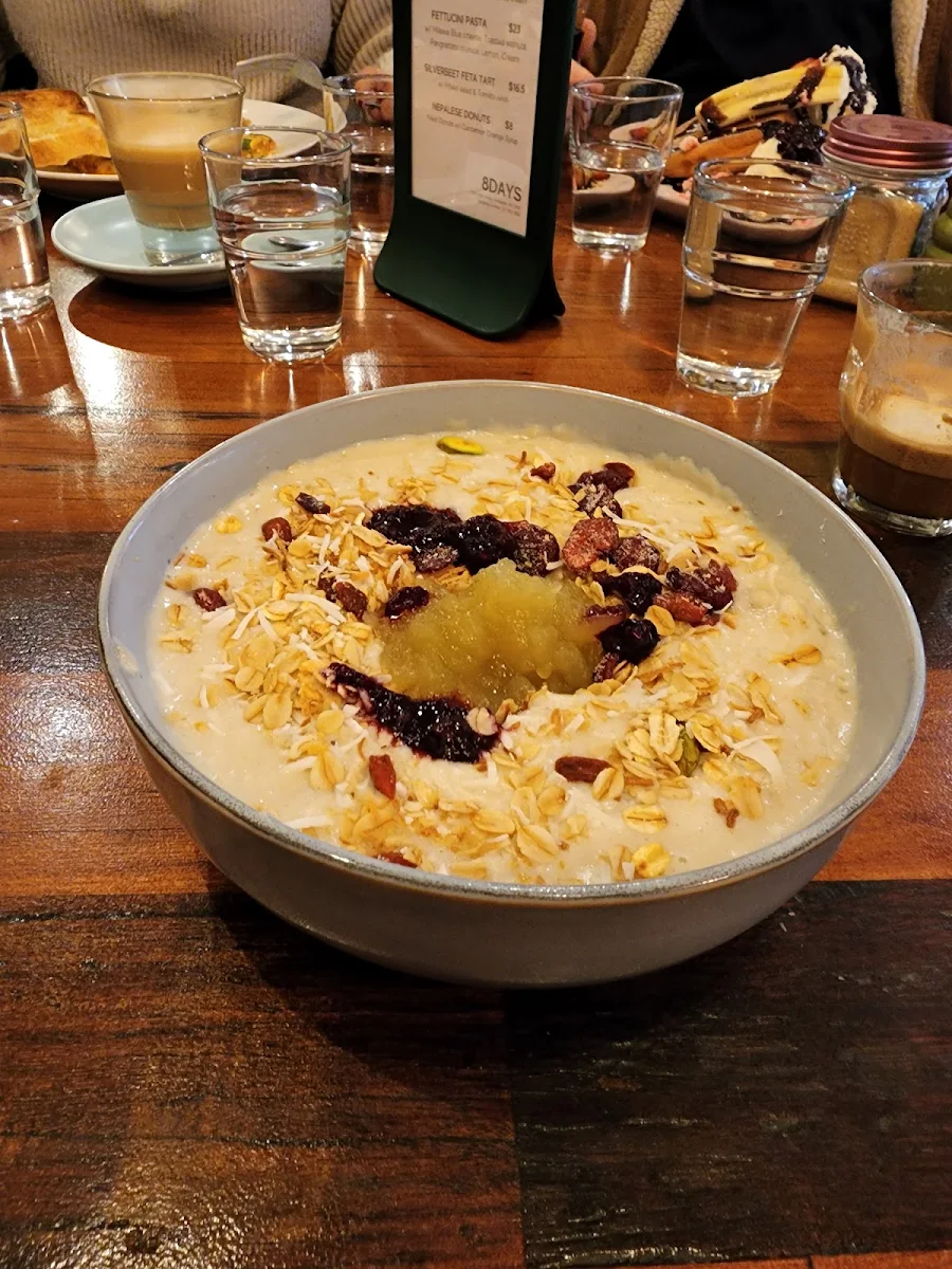 Almond Milk Apple Porridge