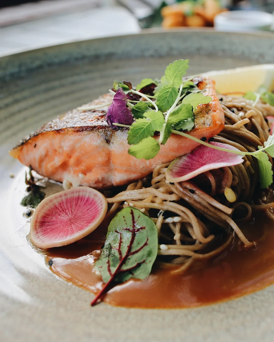 Seared Salmon Soba Noodle