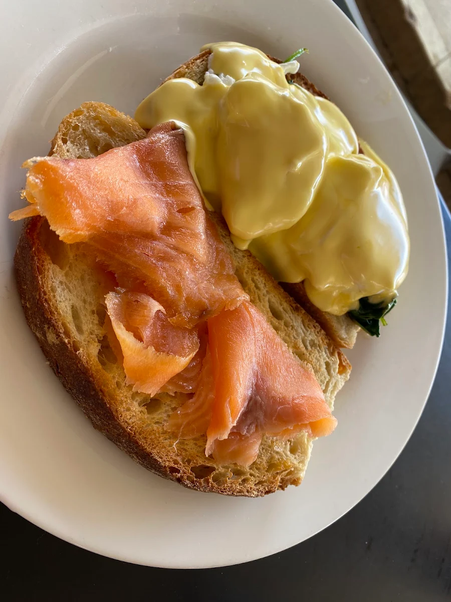 Eggs Benedict, Kingston Bakery Cafe (Margaret River)