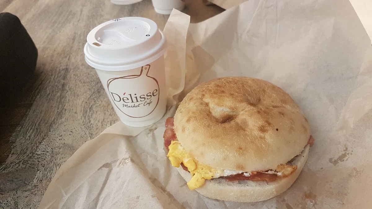 Bacon and Egg Roll, Delisse French Café & Office Catering