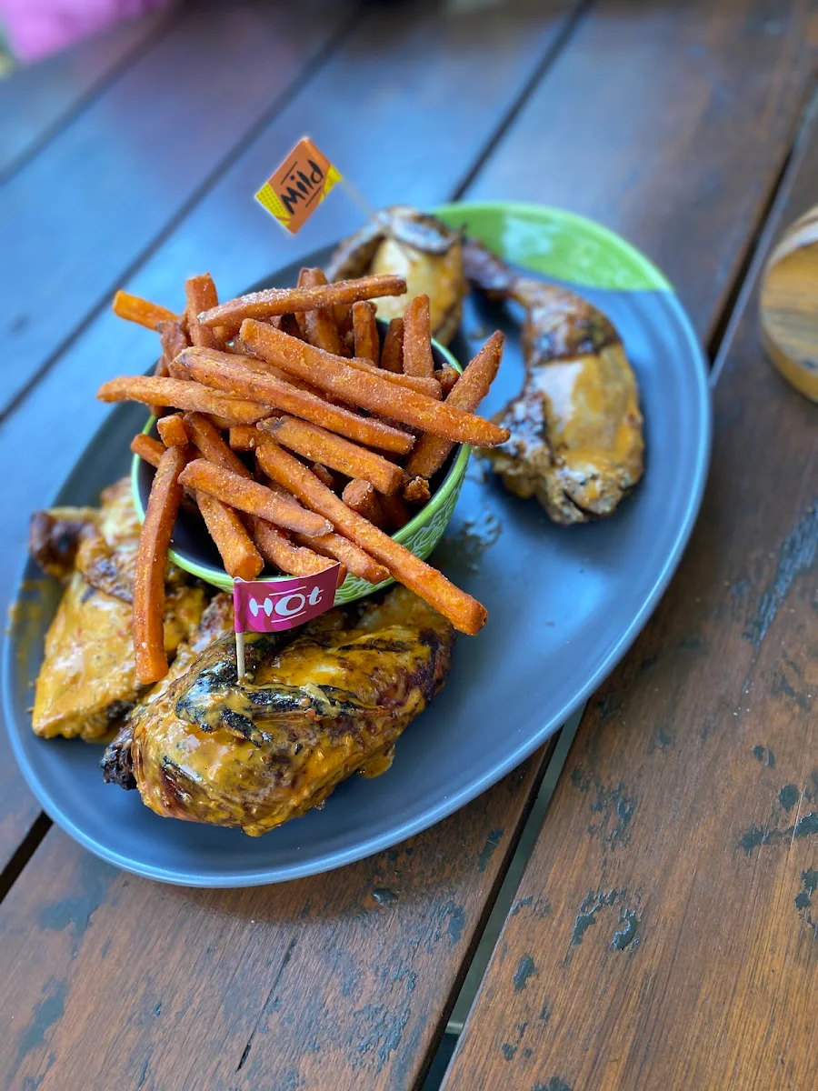 Peri Peri Chicken with Sweet Potato Fries