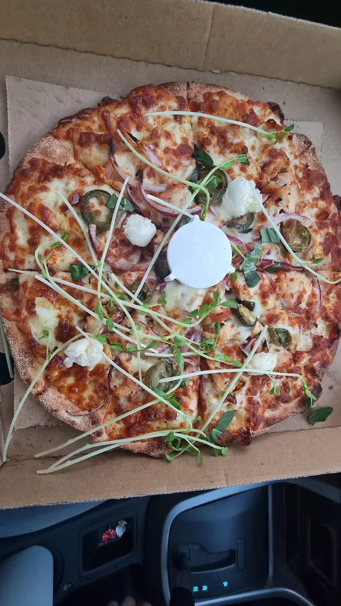 Satay Chicken Pizza