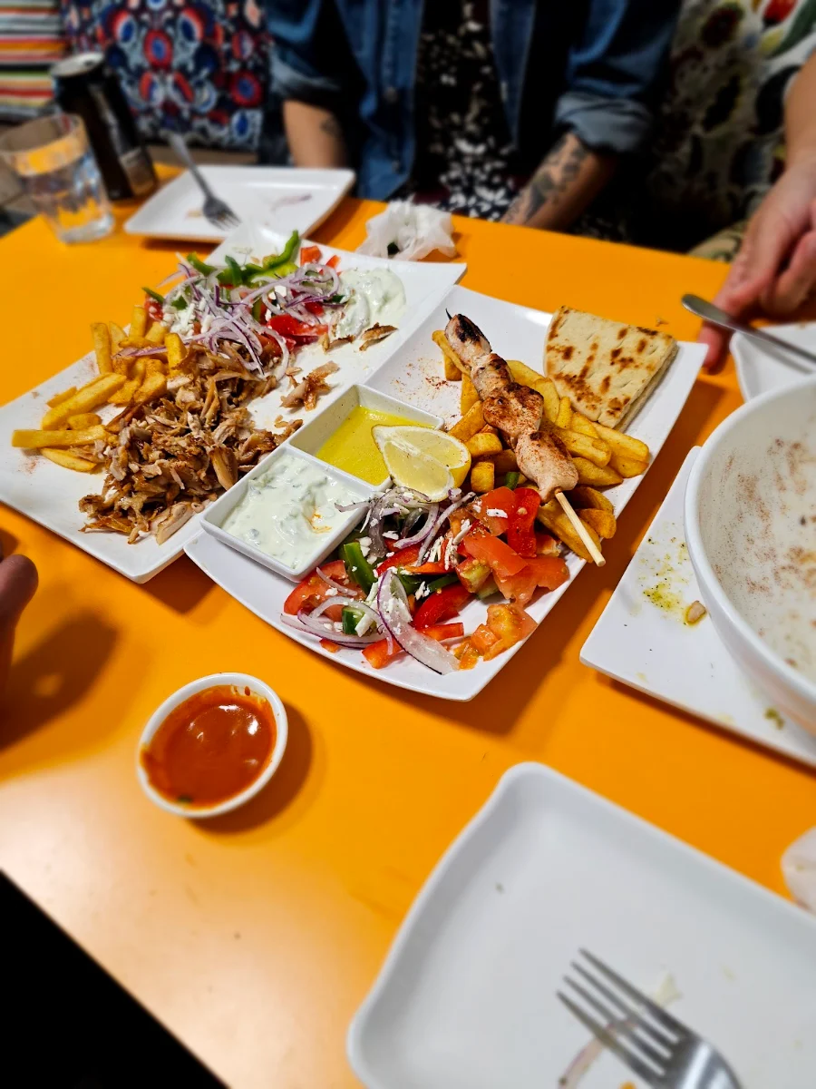 Chicken Souvlaki Platter