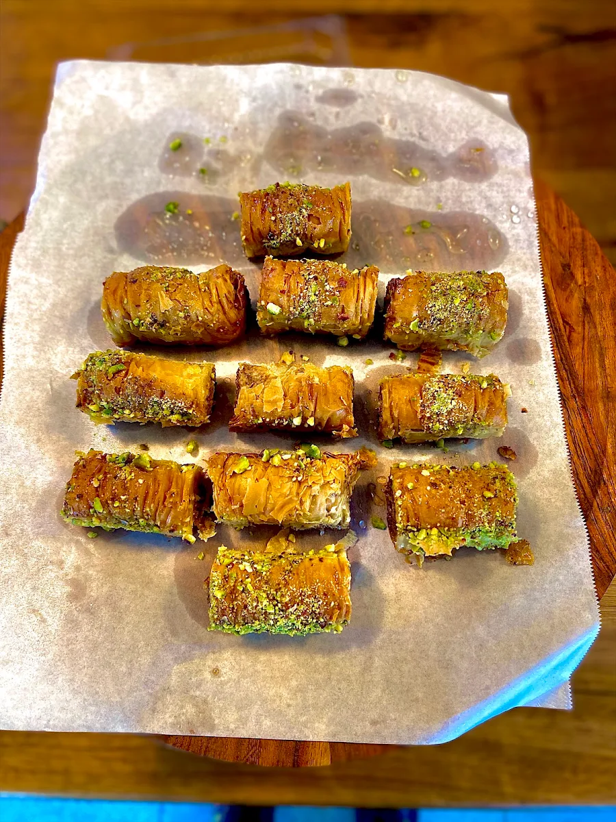 Baklava, Main Grill Chicken, Salads, Burgers, Souvlaki’s, HSP’s and Kebabs