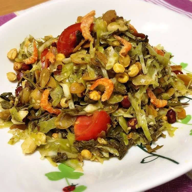 Tea Leaf Rice Salad